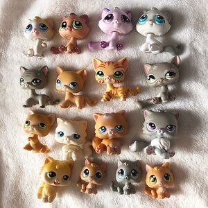 Littlest Pet Shop Cats Lot